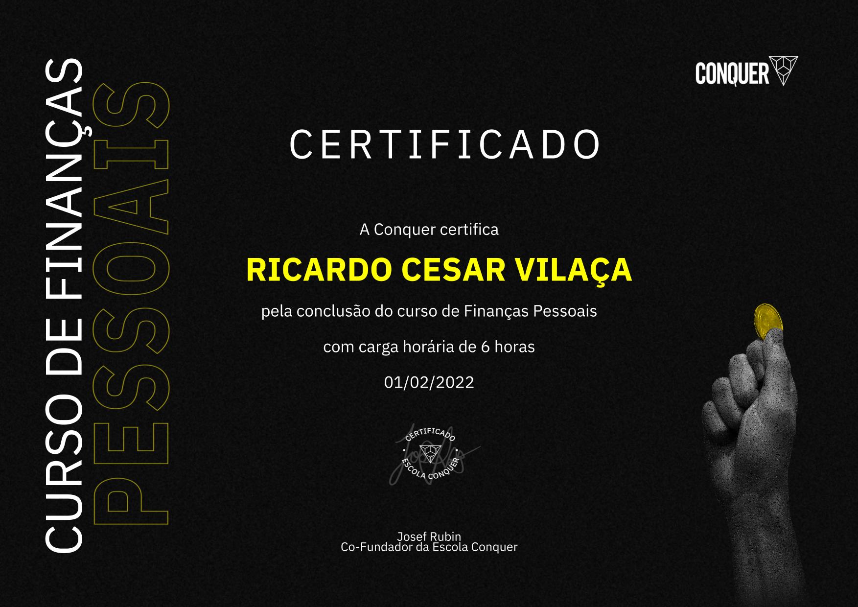 Certificado de Finanças Pessoais